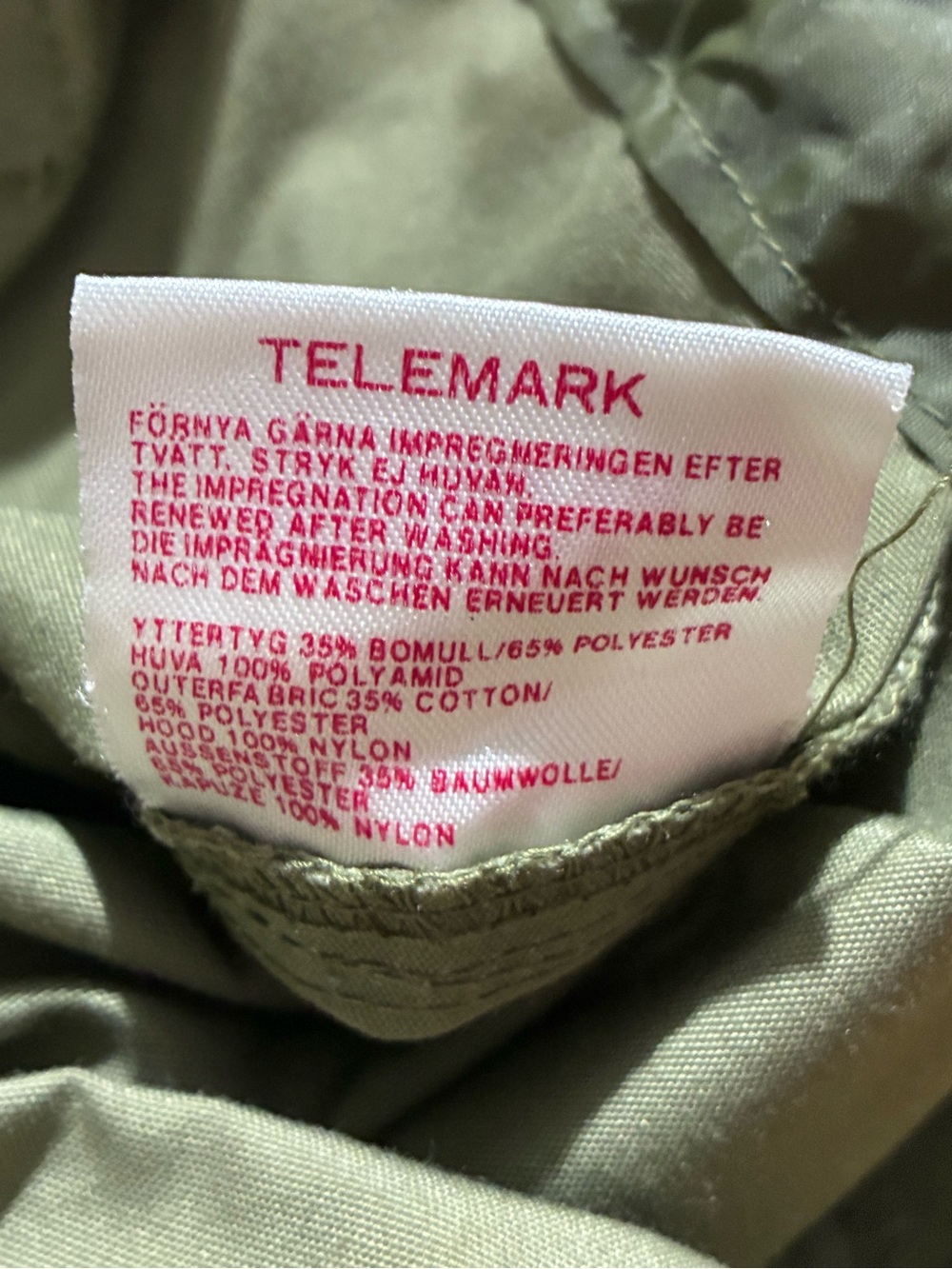 Vintage Fjallraven Telemark Field Jacket Green - Picture 6 of 8